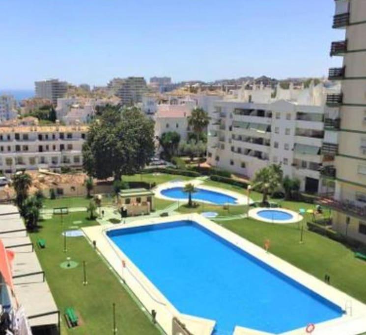 Estudio Con Vista Al Mar A 200 Mts De La Playa Benalmadena Luaran gambar